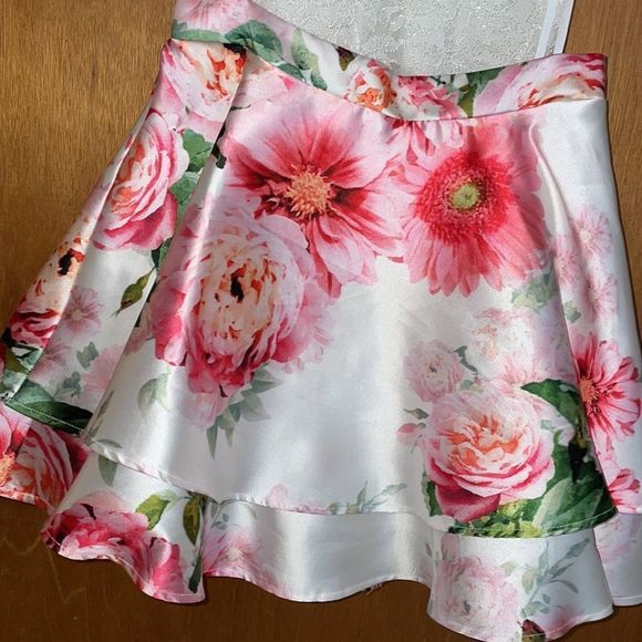 •JODI KRISTOPHER• NWT formal occasion 2/piece size 1 PINK/WHT FORLAL - Picture 12 of 12